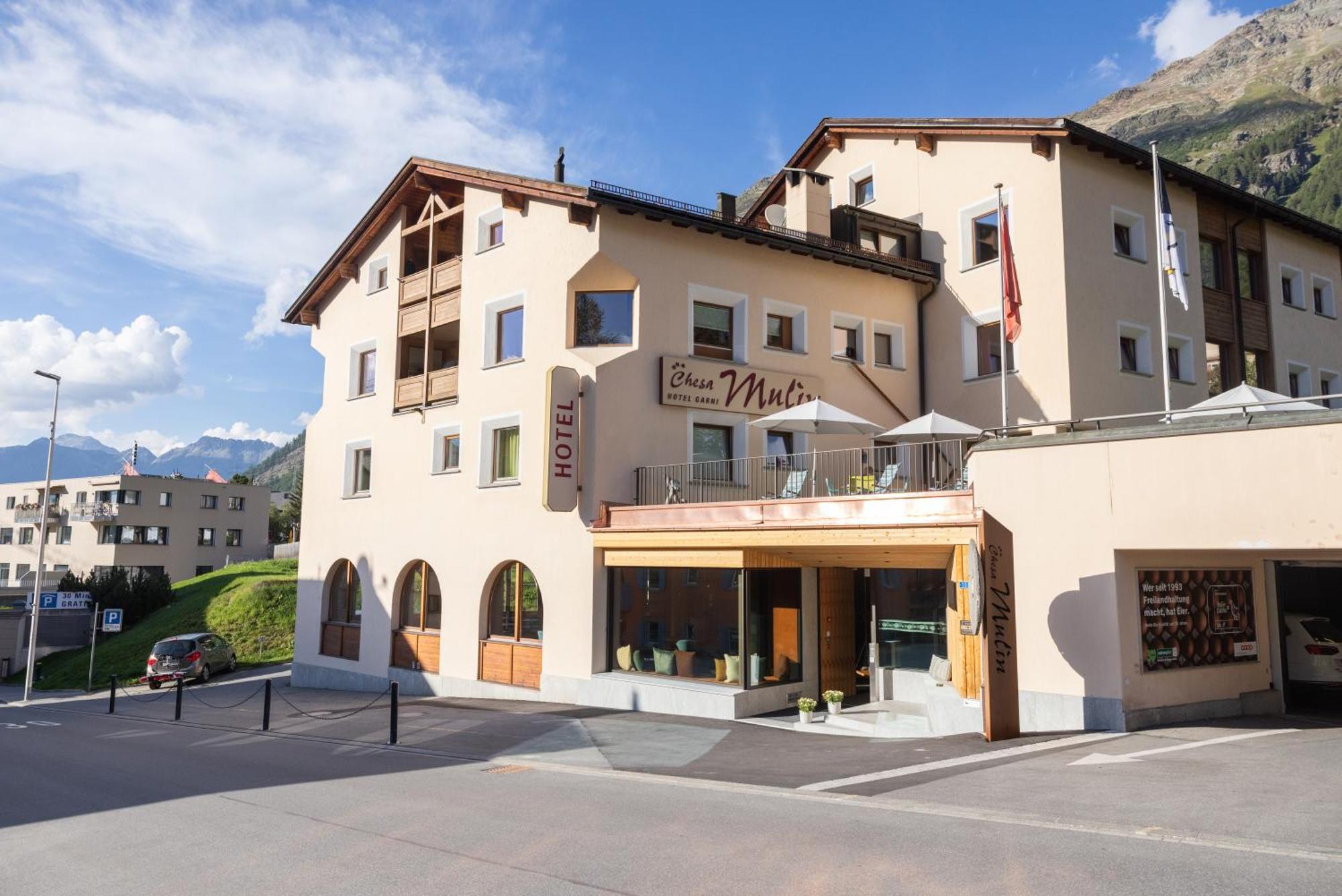Hotel Garni Chesa Mulin Pontresina Exterior photo