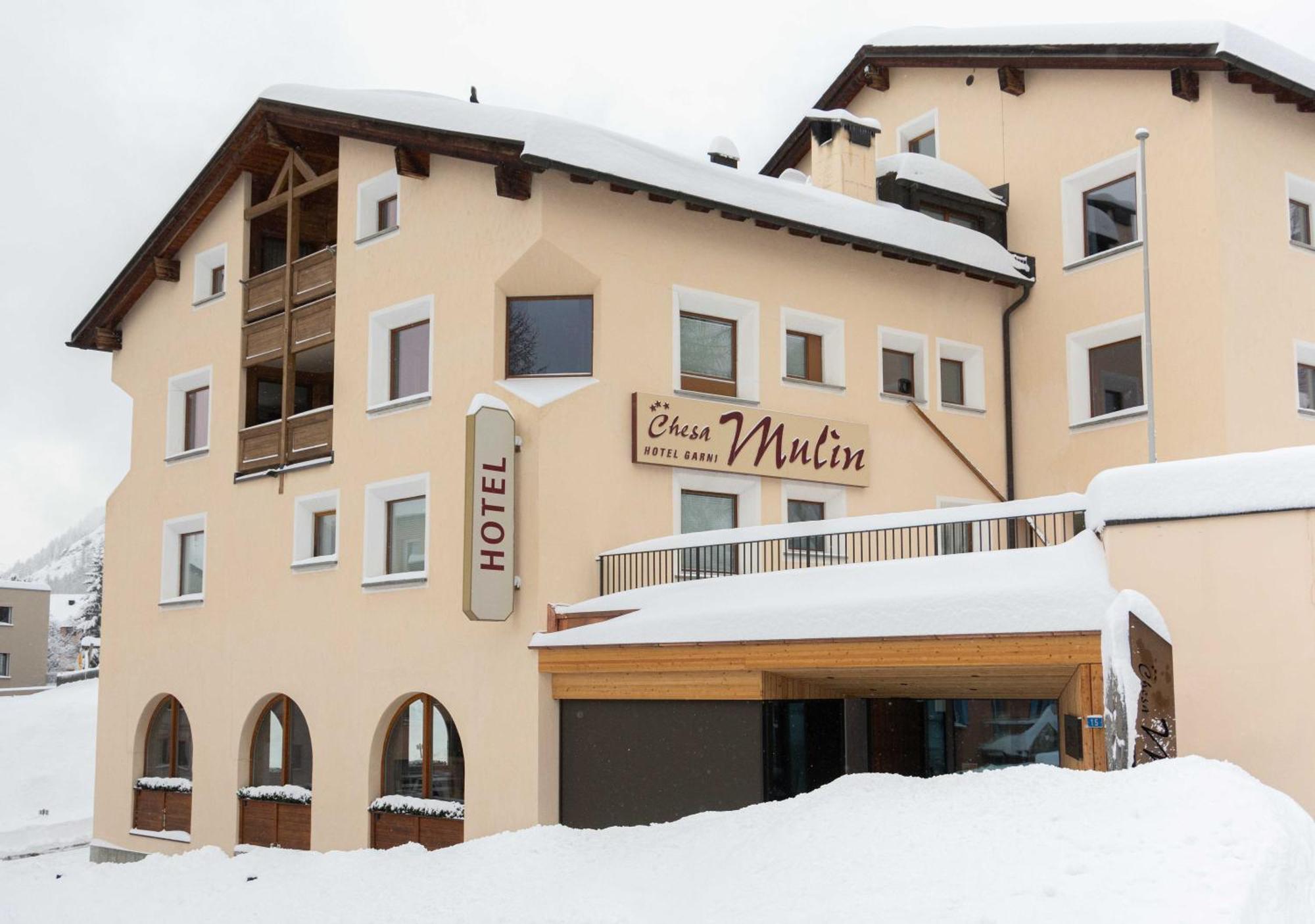 Hotel Garni Chesa Mulin Pontresina Exterior photo