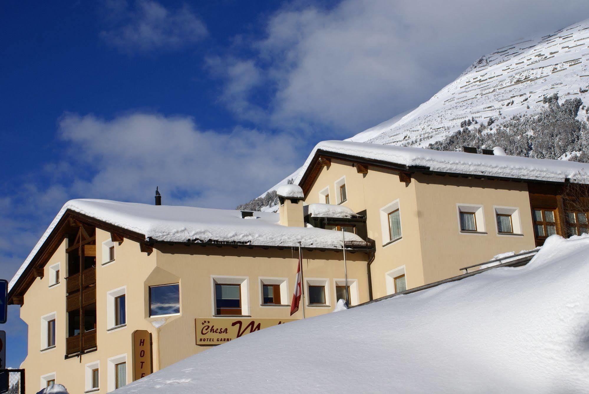 Hotel Garni Chesa Mulin Pontresina Exterior photo
